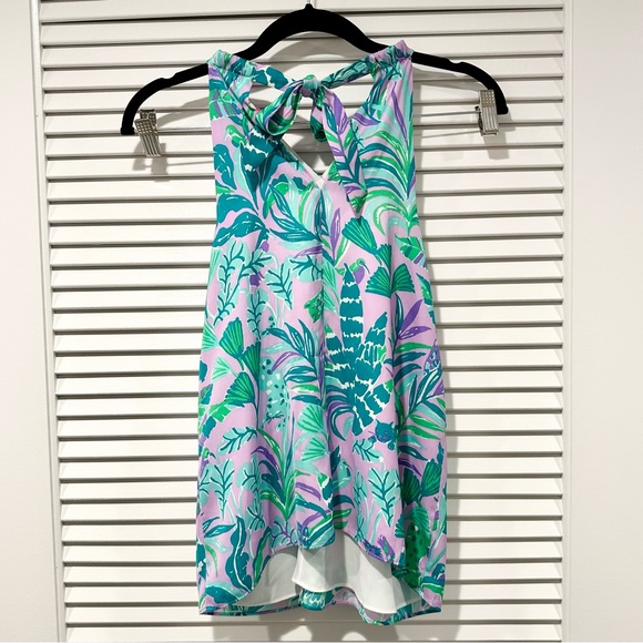 Lilly Pulitzer Rori Halter Top Blouse - Picture 4 of 13